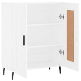 Credenza Bianca 69,5x34x90 cm in Legno truciolato