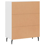 Credenza Bianca 69,5x34x90 cm in Legno truciolato