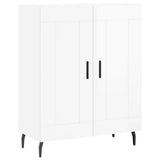 Credenza 69,5x34x90 cm in Legno truciolato Bianco Lucido