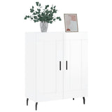 Credenza 69,5x34x90 cm in Legno truciolato Bianco Lucido
