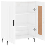 Credenza 69,5x34x90 cm in Legno truciolato Bianco Lucido