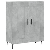 Credenza Grigio Cemento 69,5x34x90 cm in Legno truciolato