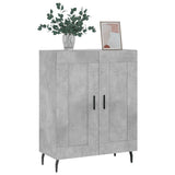Credenza Grigio Cemento 69,5x34x90 cm in Legno truciolato