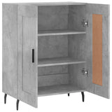 Credenza Grigio Cemento 69,5x34x90 cm in Legno truciolato