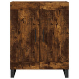 Credenza Rovere Fumo 69,5x34x90 cm in Legno truciolato