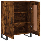 Credenza Rovere Fumo 69,5x34x90 cm in Legno truciolato