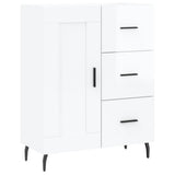 Credenza 69,5x34x90 cm in Legno truciolato Bianco Lucido