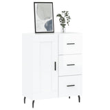 Credenza 69,5x34x90 cm in Legno truciolato Bianco Lucido