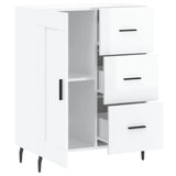 Credenza 69,5x34x90 cm in Legno truciolato Bianco Lucido