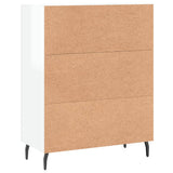 Credenza 69,5x34x90 cm in Legno truciolato Bianco Lucido