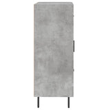 Credenza Grigio Cemento 69,5x34x90 cm in Legno truciolato