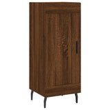 Credenza Rovere Marrone 34,5x34x90 cm in Legno truciolato