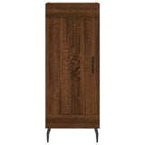 Credenza Rovere Marrone 34,5x34x90 cm in Legno truciolato