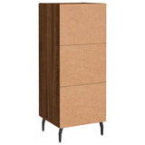 Credenza Rovere Marrone 34,5x34x90 cm in Legno truciolato