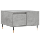 Tavolino Salotto Grigio Cemento 55x55x36,5 cm Legno truciolato