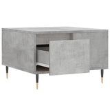 Tavolino Salotto Grigio Cemento 55x55x36,5 cm Legno truciolato