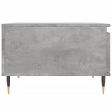 Tavolino Salotto Grigio Cemento 55x55x36,5 cm Legno truciolato