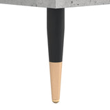 Tavolino Salotto Grigio Cemento 55x55x36,5 cm Legno truciolato