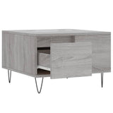 Tavolino Salotto Grigio Sonoma 55x55x36,5 cm Legno truciolato