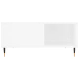 Tavolino da Salotto Bianco 80x80x36,5 cm in Legno truciolato