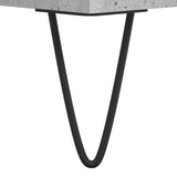 Tavolino Salotto Grigio Cemento 80x80x36,5 cm Legno truciolato