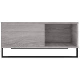 Tavolino Salotto Grigio Sonoma 80x80x36,5 cm Legno truciolato