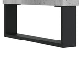 Tavolino Salotto Grigio Cemento 90x50x36,5 cm Legno truciolato