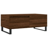 Tavolino da Salotto Rovere Marrone 90x50x36,5 cm in truciolato