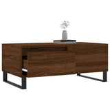 Tavolino da Salotto Rovere Marrone 90x50x36,5 cm in truciolato
