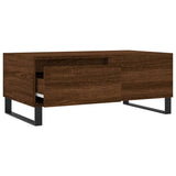 Tavolino da Salotto Rovere Marrone 90x50x36,5 cm in truciolato