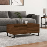 Tavolino da Salotto Rovere Marrone 90x50x36,5 cm in truciolato