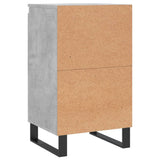 Credenza Grigio Cemento 40x35x70 cm in Legno truciolato