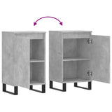 Credenza Grigio Cemento 40x35x70 cm in Legno truciolato