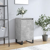 Credenza Grigio Cemento 40x35x70 cm in Legno truciolato