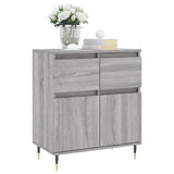 Credenza Grigio Sonoma 60x35x70 cm in Legno truciolato