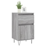 Credenze 2 pz Grigio Sonoma 40x35x70 cm in Legno truciolato