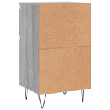 Credenze 2 pz Grigio Sonoma 40x35x70 cm in Legno truciolato