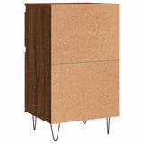 Credenze 2 pz Rovere Marrone 40x35x70 cm in Legno truciolato