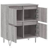 Credenza Grigio Sonoma 60x35x70 cm in Legno truciolato