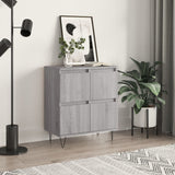 Credenza Grigio Sonoma 60x35x70 cm in Legno truciolato