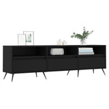 Mobile Porta TV Nero 150x30x44,5 cm in Legno truciolato