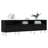 Mobile Porta TV Nero 150x30x44,5 cm in Legno truciolato