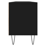 Mobile Porta TV Nero 150x30x44,5 cm in Legno truciolato
