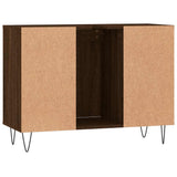 Armadietto Bagno Rovere Marrone 80x33x60cm in Legno truciolato