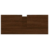 Armadietto Bagno Rovere Marrone 80x33x60cm in Legno truciolato