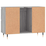 Mobile da Bagno Grigio Sonoma 80x33x60 cm in Legno truciolato