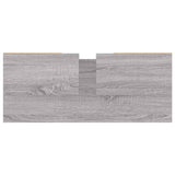 Mobile da Bagno Grigio Sonoma 80x33x60 cm in Legno truciolato