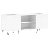 Mobile Porta Dischi Bianco 121x38x48 cm in Legno truciolato