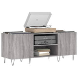 Mobile Porta Dischi Grigio Sonoma 121x38x48cm Legno truciolato