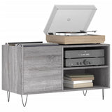 Mobile Porta Dischi Grigio Sonoma 85x38x48 cm Legno truciolato